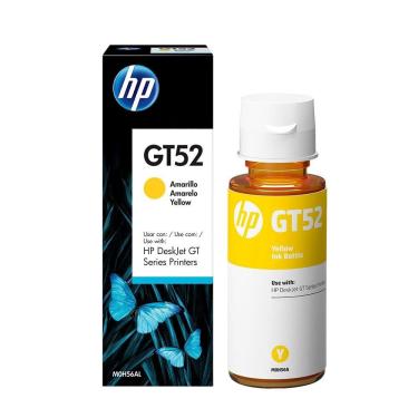 Imagem de Garrafa de Tinta hp GT52 Amarela Original (M0H56AL)