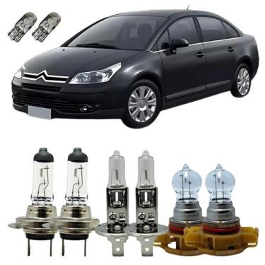 Imagem de Lâmpadas Halógenas C4 Pallas Alto Baixo Milha 3200K + T10 - Autovex / 