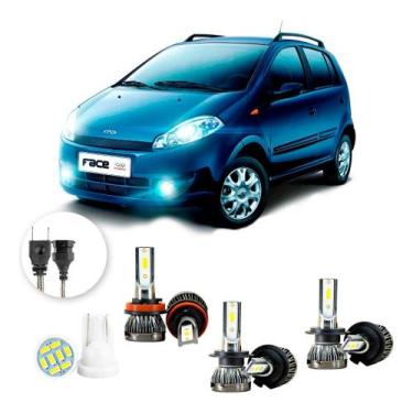 Imagem de Ultra Led Nano 22000lm Chery Face 2011-2014 Alto Baixo Milha - LUXLED 