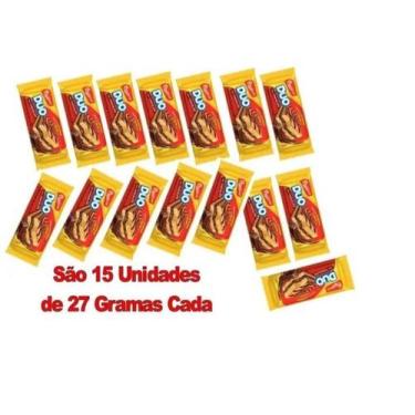 Imagem de Bolinho Duo Chocolate C/15un 27g - Bauducco