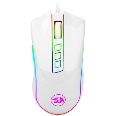 Imagem de Mouse Gaming Redragon Cobra - Rgb Com Fio M711w - Branco