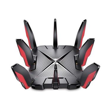 Imagem de Roteador Wireless Tp-link Archer Gx90 - Tri-band - 8 Antenas - Preto E Vermelho
