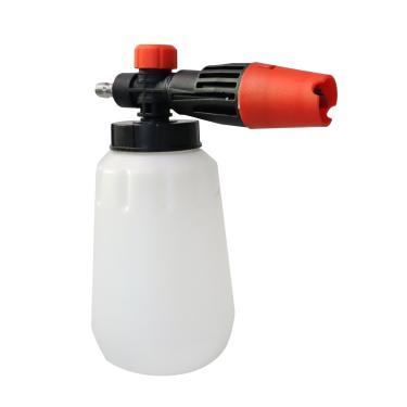 Imagem de Ｂｅｓｇａ Pulverizador de espuma portátil de 1L, resistente, de pressão manual, para detalhamento automotivo, limpeza de jardins, gramados e lavagem de janelas, Branco