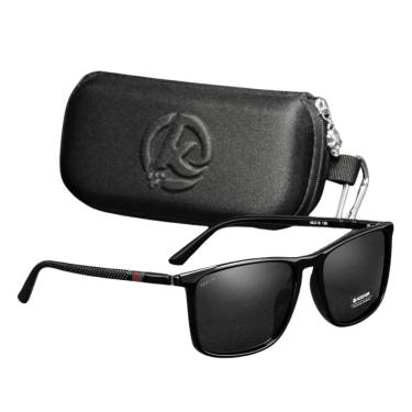 Imagem de Óculos De Sol Polarizados Ultraleve Com Estojo Preto