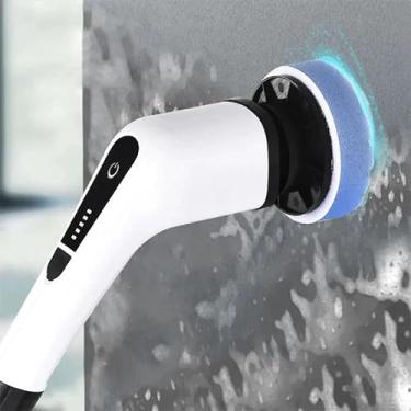 Imagem de Esfregão Elétrico Sem fio Pro - Escova De Limpeza Pesada Multiuso 360 Recarregável Giratória