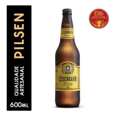 Imagem de Cerveja Pilsen Puro Malte Garrafa 600ml Eisenbahn