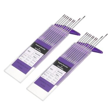 Imagem de HARFINGTON 20 peças de eletrodos de tungstênio para soldagem TIG, 3/81.3 cm x 17.8 cm misturados para soldagem de aço inoxidável, liga de alumínio e magnésio, fabricação de automóveis aeroespaciais,