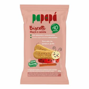 Imagem de Biscoito Infantil Papapá Biscotti Maçã e Canela 60g