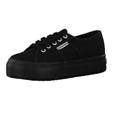 Imagem de Superga 2790 COTW Linea Up and Down Tênis feminino, Preto 996, 8