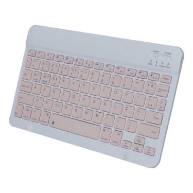 Imagem de BDNET, Teclado Português Abnt2 Para Galaxy Tab S6 Lite - Rosa