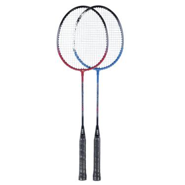Imagem de Kit Badminton DHS P208 Com 02 Raquetes Azul e Vermelha