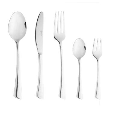 Imagem de Faqueiro 30 Peças Wolff Verona Aço Inox Design Contemporâneo Alta Durabilidade 