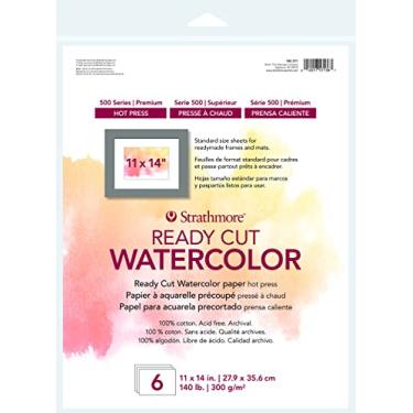 Imagem de Strathmore Watercolor Paper Pack 11"X14"-6 Sheets -140311