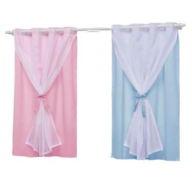 Imagem de Cortina para Quarto Unissex 2,20mx1,30m Menino e Menina Teen - EMPÓRIO