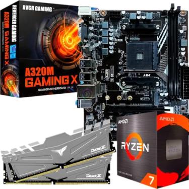 Imagem de KIT UPGRADE GAMER RYZEN 7 + PLACA MÃE + 32GB DDR4 (16GB DDR4)