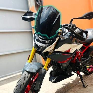 Imagem de Midimttop Viseira de carenagem frontal para para-brisas G310R para motocicleta compatível com B.M.W G 310R G 310 R Acessórios 2016 2017 2018 2019 2020 2021 2022 2023 2024 2025 (moke)
