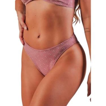 Imagem de Calcinha Biquíni Duloren 128732 Cuore Trabalhada Microfibra T. P/G, G,