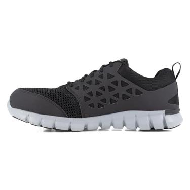 Imagem de Reebok Tênis masculino Rb4041 Sublite Cushion Safety Toe Athletic Work Shoe Preto, Preto, 14 X-Wide