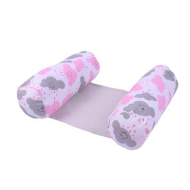 Imagem de Rolinho Segura Bebê Luxo - Lalu enxovais, GOTA ROSA