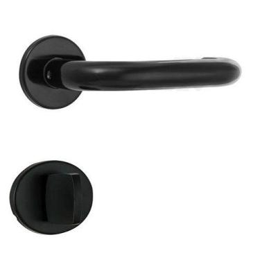 Imagem de Fechadura 517 St2 55mm Inox Preto Lafonte - LaFonte Assa Abloy