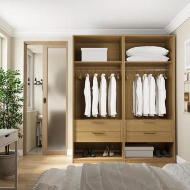 Imagem de Guarda-roupa Modulado 2 Peças Sem Portas Jade CabeCasa MadeiraMadeira 