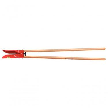 Imagem de Cavadeira Articulada Tramontina Com Batente De Plástico E Cabos De Madeira 120cm