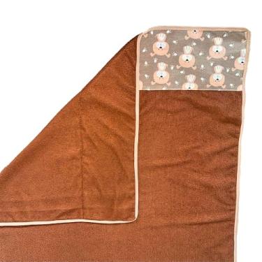 Imagem de Kit 5 Pçs Toalha de Banho Premium para Cães, 100% Poliéster, 70x100cm, Alta Absorção e Secagem Rápida (2Marrom e 3Pink)