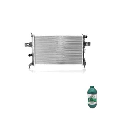 Imagem de Kit Radiador GM Vectra 2006 Brasado Com Ar Condicionado + Aditivo Lubrax Verde 1L