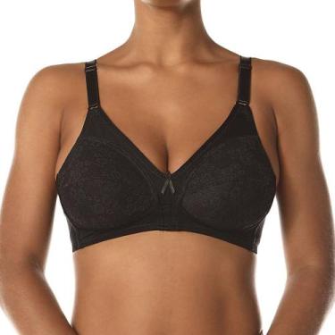 Imagem de Sutiã DeMillus Sustentação Preto Tamanho 46, Preto, 46