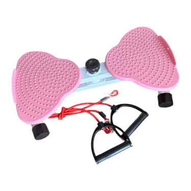 Imagem de RNXRZANK Prancha Abdominal, Aparelho de Torção de Cintura para Mulheres, Equipamento de Fitness Multifuncional, Disco de Torção de Cintura para Treino em Casa, Rosa