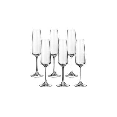 Imagem de Conjunto de Taças para Champanhe Hauskraft Corvus em Cristal 160 ml - 6 Peças