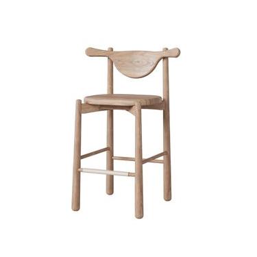 Imagem de Banqueta Aratu Verniz Madeira Tauari (ambiente interno) Assento em Madeira