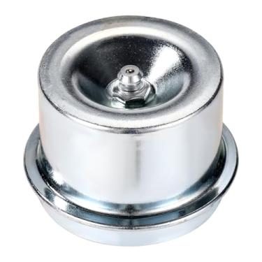 Imagem de Sinbana Tampa de graxa do cubo do reboque de 1,98 polegadas, tampa de graxa do copo do rolamento do eixo do reboque galvanizado para a maioria dos eixos de 907.2-1,587.6 kg, perfeita para reboques de