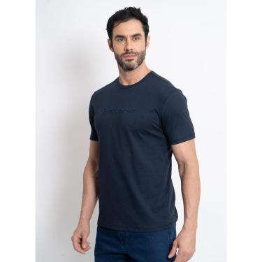 Imagem de Camiseta Aleatory Logo Bordado Marinho-Masculino