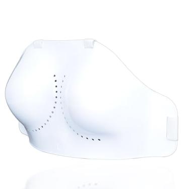 Imagem de Protetor de peito de esgrima - Protetor de peito de cerca integral para mulheres - Protetor de peito de plástico ajustável - Equipamento de esgrima para folha Epee Sabre (feminino, GG)