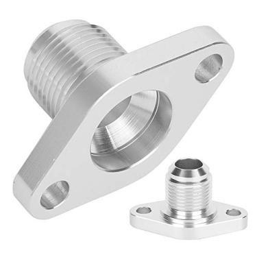 Imagem de HEEPDD Plugues de Drenagem de óleo Flange à Prova de Vazamento de Rosca AN12 para Motores T3 T4 GT28 T25 Solução de Drenagem de óleo T6061 Boleto de Alumínio Turbo Flange de Retorno Peças de