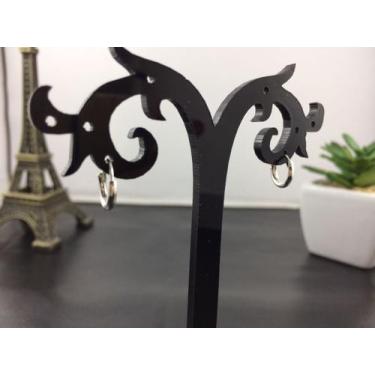 Imagem de Brinco Feminino Prata Maciça 925 Argola 8 Mm 2 Furo - Lojas La&Amp;Ny,