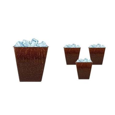 Imagem de Kit 4 Balde Gelo Fibra Coco Green 2,6L - Bb Store