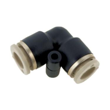 Imagem de Conexão Engate Rápido Pneumática União Em L 4mm  Werk Schott