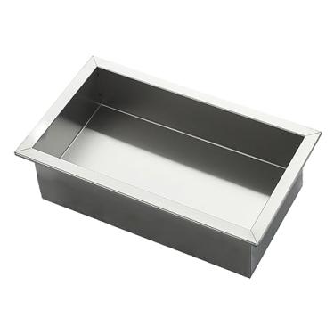 Imagem de Nicho de chuveiro de aço inoxidável - Organizador de parede à prova d'água para banheiro, sala de estar e quarto - Prateleiras elegantes para xampu, sabonete e artigos de higiene pessoal - Acabamento