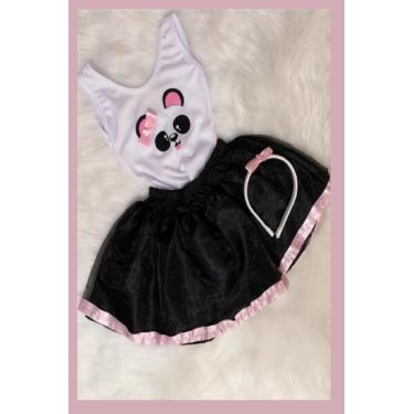 Imagem de Fantasia Infantil luxinho Menina tema Panda