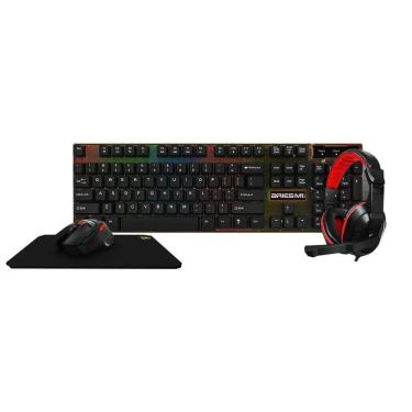 Imagem de Combo Gamer Kwg Aries M1 Lite 4 Em 1 Teclado Mouse Headset