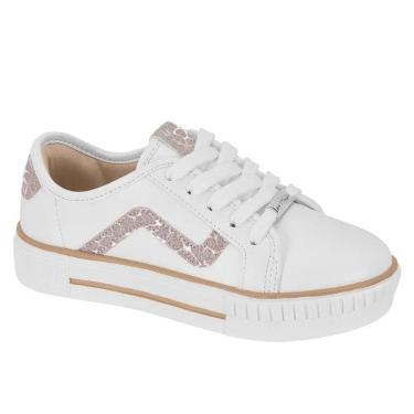 Imagem de Tênis Infantil Menina Cabedal Glitter Escola Molekinha-Feminino