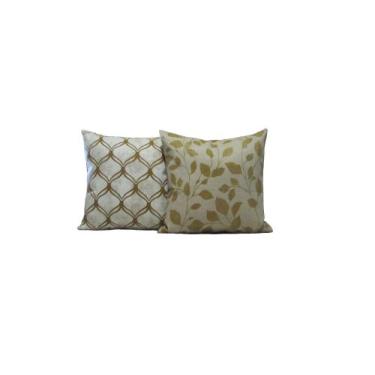 Imagem de Capas Almofadas 50x50 Estampadas Cor Mostarda - Nallu Decor