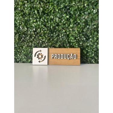 Imagem de Placa de sinalização Produção em mdf - Realaser Store