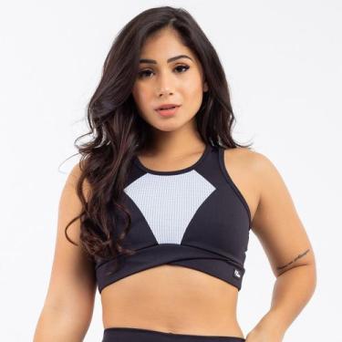 Imagem de Top Fitness Feminino Academia Treino Telinha Nadador Viére - Vière, Pr