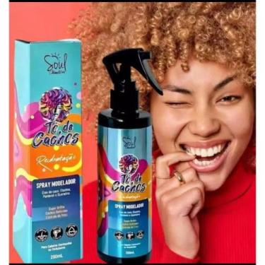 Imagem de Kit Soul Cosméticos Cacheadinha Reidratação+Spray modelador To de Cach