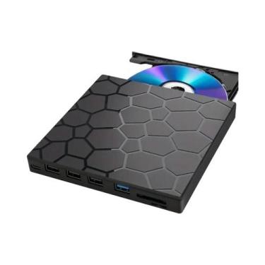 Imagem de Reprodutor De DVD Portátil De 7 Polegadas Com Unidade Externa De CD/DV