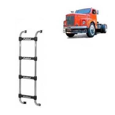 Imagem de Escada Cromada para Scania L111 4 Degraus 1325mm - Fabbof