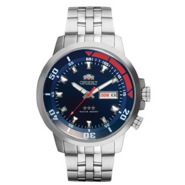 Imagem de Relógio Masculino Orient Automático 469SS058NH D1SX AzulPrata, Azul